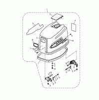 TOP COWLING ASSY - 2 Strock for T60A